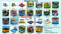 Île flottante gonflable pour parc aquatique, 6-8 personnes, 540 kg, en PVC, pour usage extérieur, avec tente – Vente en gros