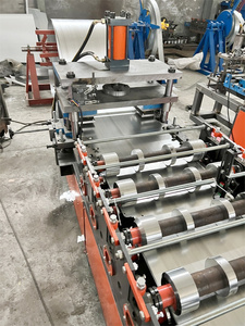 Shelves Storage Rack Shelf <b>Laminating</b> Cold Roll Forming <b>Machine</b> for Shelf Racks - Product Image 6