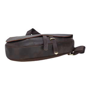 MAROQUINERIE Nouveau Design Élégant En <span class=keywords><strong>Cuir</strong></span> Véritable <span class=keywords><strong>Sac</strong></span> À <span class=keywords><strong>Bandoulière</strong></span> Vintage En <span class=keywords><strong>Cuir</strong></span> <span class=keywords><strong>De</strong></span> Cheval Fou <span class=keywords><strong>Sac</strong></span> <span class=keywords><strong>de</strong></span> Messager Pour Homme - Product Image 5