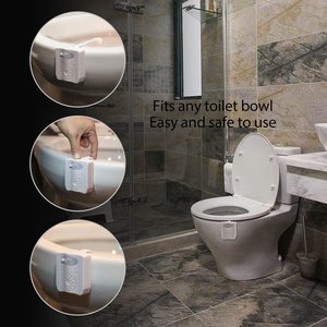Toilet Night <b>Light</b> 16 Color Led <b>Sensor</b> Bowl Glow <b>Light</b> For Bathroom With Motion Detection And Battery Power - Product Image 1