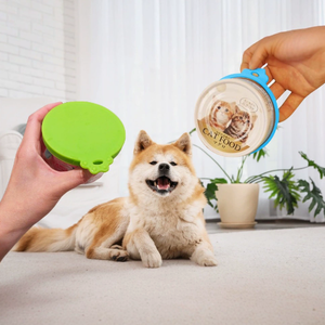 3-in-1 Silicone Pet Can Lid Reusable Airtight Food Storage Sealing Cover for <b>Cat</b> Dog Food Cans - Product Image 4
