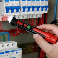 Habotest HT100 Non-Contact Circuit Electric Line Tester Pen Low Voltage Detector Test 12V/48V~1200V AC Volt Alert Test Pencil