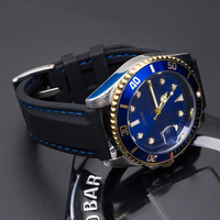 Bracelets de montre en silicone au design coloré avec surpiqûres 18mm 20mm 22mm, bracelet de montre en caoutchouc à dégagement rapide pour Samsung S3