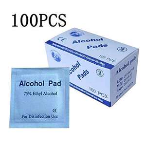 Salviette Disinfettanti Monouso con Alcol 75% Etanolo, 100 Pezzi, per Pulizia Medica e Disinfezione Domestica ed Esterna - Product Image 4