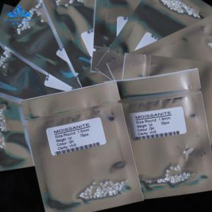 批发Moissanite GRA认证D-VVS1钻石切割白色圆形松散Moissanite宝石1.5毫米-2毫米近战Moissanite珠宝 - Product Image 2
