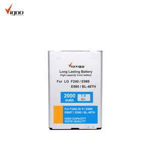 Teléfono Móvil del Oem de Li-ion recargable batería estándar para Lg F240 E988 <span class=keywords><strong>E980</strong></span> Bl-48th - Product Image 1