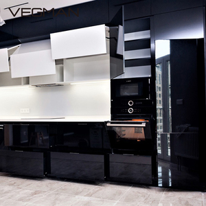 Italiano PVC armadi da <span class=keywords><strong>cucina</strong></span> parete personalizzata granito marmo laminato vetro lavello Backsplash nuovo compensato mobili per la <span class=keywords><strong>cucina</strong></span> - Product Image 6