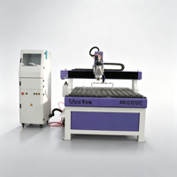 Machine de découpe CNC ATC de taille moyenne 1212 pour bois, acrylique, MDF, gravure sur aluminium, 1200*1200mm, avec changeur d'outils automatique ATC