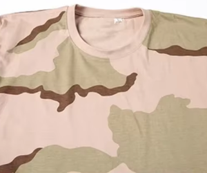 Baumwolle und Polyester Blend Desert Camouflage Herren <span class=keywords><strong>T</strong></span>-<span class=keywords><strong>Shirt</strong></span>