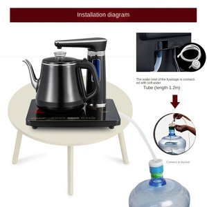 Hervidor Eléctrico de 1L, 110V, Moderno, Duradero, Portátil, de Vidrio Borosilicato de Doble Pared, Ecológico, con Silbato, para Hervir Agua, Café y Té - Product Image 2