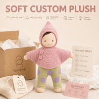 Jouet en peluche personnalisé pour bébé, directement de l'usine, à partir de vos illustrations, OEM ODM, poupée en peluche pour marques IP originales
