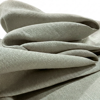 YACHITEX Tissu en lin de haute qualité sur mesure, 55% lin, 45% coton, teint, pour vêtements