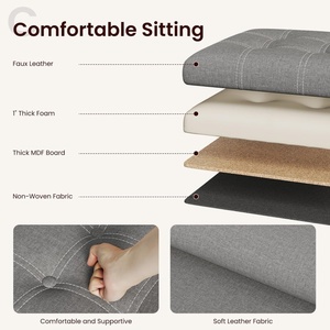 Le'sort - Taburete Plegable Ecológico y Duradero para el Hogar, Estilo Americano, Ligero, Capacidad <span class=keywords><strong>de</strong></span> 3-6L, Uso con Tarjeta Magnética - Product Image 3