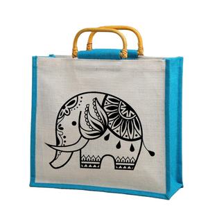 Bolsas de Yute Ecológicas Reutilizables Personalizadas con Asa de Caña y Precios Comparativos - Product Image 1