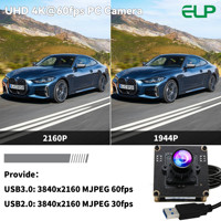 Módulo de Cámara USB 3.0 ELP IMX678 Gran Angular 4K 60FPS, Cámara USB de Baja Iluminación 0.1Lux, Mini Cámara para PC 2160P para Windows, Linux, Mac