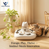Jouet interactif de chasse pour animaux de compagnie, distributeur de friandises à alimentation lente, puzzle de stimulation mentale pour chats et chiens, jeu de trajectoire pour soulager l'ennui
