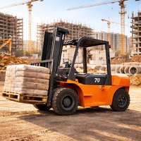 Multifunktionaler CE EPA 3 Tonnen 3,5 Tonnen 5 Tonnen 6 Tonnen 4X4 Diesel 4WD Gelenkter Geländestapler für Alle Raumentypen zum Verkauf