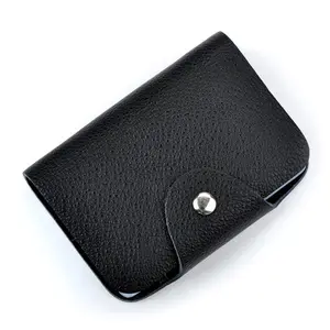 Leather Card Package money clip mens wallet card wallet Multi-card Bag Case Solid Color Imitation