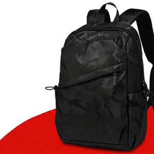 Men's Solid Color <b>Backpack</b> Laptop Bag 20-35L Water Resistant Casual Travel Schoolbag Shoulder Straps for College Students Summer - Product Image 1