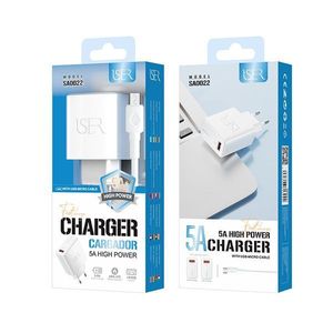 Chargeur haute puissance USER 5A avec câble micro USB pour une charge rapide - Product Image 1
