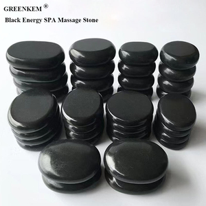Vendita calda pietra di massaggio nero basalto energia SPA massaggio pietra di cura della salute per SPA massaggio con pietre calde - Product Image 1