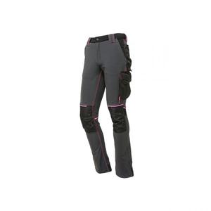 Pantalones DE TRABAJO ajustados para mujer Atom Lady Grey Fucsia-EAN 8033546443866, PANTALONES DE TRABAJO, PANTALONES DE TRABAJO DE CARGO, 1/2/2" - Product Image 3