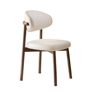 Dining Chair Upholstered Wooden <b>Frame</b> Modern Design For Living Room And Dining Space - Product Image 1