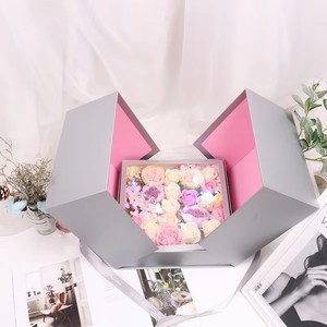 Boîte <span class=keywords><strong>de</strong></span> luxe en carton ondulé <span class=keywords><strong>de</strong></span> haute qualité avec revêtement UV coloré pour poudre <span class=keywords><strong>de</strong></span> fleurs <span class=keywords><strong>de</strong></span> <span class=keywords><strong>pois</strong></span>, herbes aromatiques et thé, parfumée à la rose - Product Image 3