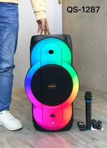 Qs-1287 Fabricante Chino Nuevo Altavoz Subwoofer de 12 Pulgadas P.m.p.o de 3000w de Gran Potencia para Karaoke y Fiestas con Micrófono Inalámbrico - Product Image 5