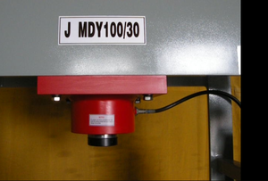 Presse hydraulique à cadre en H <span class=keywords><strong>VEKTOR</strong></span> JMDY100/30 de 100 tonnes, vente directe usine, avec pompe et manomètre, moteur 380V 3kW, poids 1T - Product Image 4