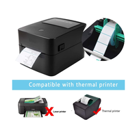 Rouleau d'étiquettes thermiques directes vierges Haoxuan, autocollantes, imperméables, imprimables et inscriptibles pour l'identification des produits et l'emballage