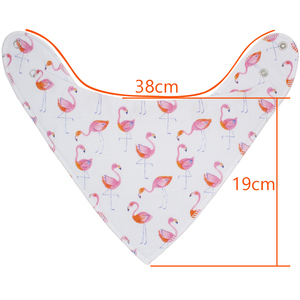 Venta al por mayor super suave nuevo bebé niñas niños unisex cómoda bandana dentición Baba 4 piezas conjunto Baberos orgánico - Product Image 5