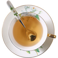 Set Kopi & Teh Keramik Mewah Ringan Gaya Eropa 15-Piece dengan Piring, Grosir, Hadiah, Set Cangkir & Piring Sarapan