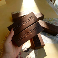 Jouet anti-stress en mousse PU en forme de barre de chocolat, à remontée lente, en forme de bâton crème brun, jouet souple, cadeau idéal pour enfants et adultes