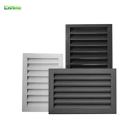 Grille d'aération moderne personnalisée en alliage d'aluminium à double ou simple déflection pour sortie de climatisation, réglable
