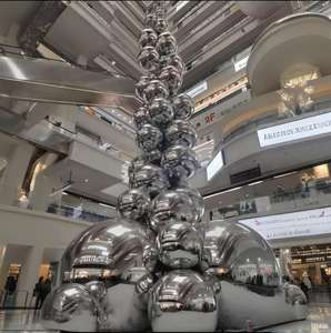 Ballons réfléchissants gonflables en PVC colorés, vente chaude, ballons <span class=keywords><strong>de</strong></span> Noël gonflables, publicité, décoration, ballons miroir géants - Product Image 1