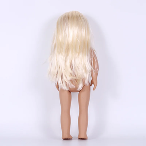 18 inch cô gái dễ thương búp bê PVC keo búp bê chất béo trẻ em chơi Nhà búp bê cơ thể tinh khiết khỏa thân bé - Product Image 6