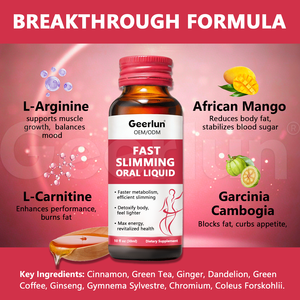 Formule personnalisée <span class=keywords><strong>de</strong></span> liquide oral minceur, extrait <span class=keywords><strong>de</strong></span> thé vert Garcinia, compléments alimentaires Garcinia Cambogia, perte <span class=keywords><strong>de</strong></span> poids, détoxification, gouttes liquides - Product Image 4