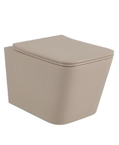 ไร้ขอบ WC commode ออสเตรเลียโถสุขภัณฑ์เซรามิกแบบชิ้นเดียวถังปกปิดโถสุขภัณฑ์แบบสองชั้นติดตั้งบนผนังส้วมได้รับการรับรองจากห้องน้ำ - Product Image 2