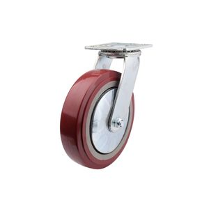 Hohe Tragfähigkeit Ultra-Hochleistungs-PU-Räder Starre und rotierende Rollen mit hochwertigen Lenkrädern mit Eisenkern - Product Image 5