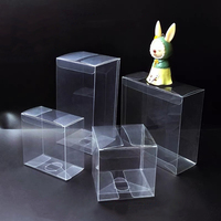 Boîte de présentation carrée transparente en PET PVC de qualité alimentaire, boîte à bonbons en plastique, boîte à souvenirs de mariage, boîte cadeau