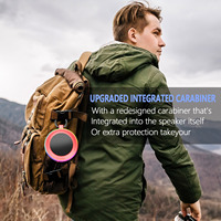 Haut-parleur Bluetooth étanche IPX7 pour l'extérieur avec spectacle de lumière, radio FM et microphone pour l'alpinisme, les voyages, la salle de bain, etc.