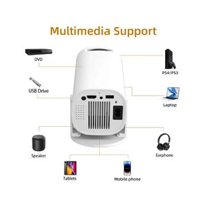 Mini Proyectores 4K Full 1080p, Proyector Inteligente Portátil con Android, WiFi y Bluetooth, Proyector de Cine en Casa con Enfoque Automático - Product Image 5