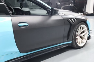 Kit de Carrocería de Fibra de Carbono Seca para BMW G82 M4, Guardabarros de Fibra de Carbono Estilo N Mejorados para G82 M4, Alerón y Capó - Product Image 3
