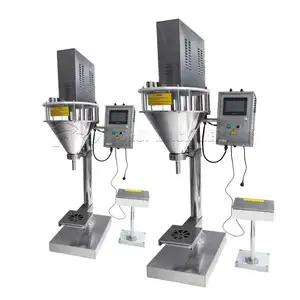 Automatic condensed milk powder tin can filler filling machine