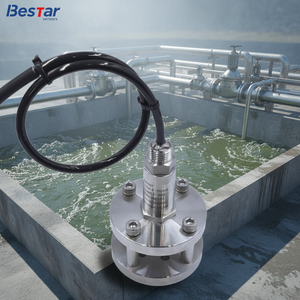 Sensor de Nivel de Lodos de Aguas Residuales Más Vendido, Sumergible, Antiobstrucción, 0~100m, 316L, IP68, para Aguas Residuales - Product Image 1