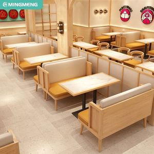 Conjuntos de muebles de restaurante comercial de lujo de alta calidad, cómodo comedor, cafeterías, pizzerías, hoteles, casas de madera - Product Image 4