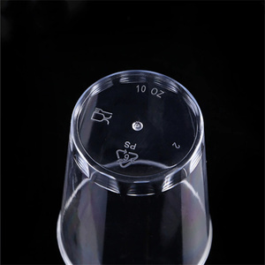 10oz <span class=keywords><strong>300ml</strong></span> rõ ràng nhựa uống <span class=keywords><strong>Cup</strong></span> cho Aviation du lịch hoặc Đảng - Product Image 2