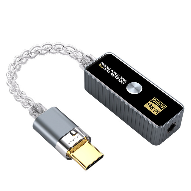 Portable HiFi Decoding Headphone Amplifier 3.5mm Audio Type-C DC Output New Condition OTP Protected Brand New ABS Material
