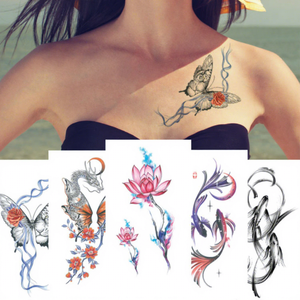 Venta de Fábrica: Calcomanías de Tatuajes con Diseños Geniales, Transferibles al Agua, Temporales, para Medio Brazo, Resistentes al Agua, para Hombres y Mujeres - Product Image 1